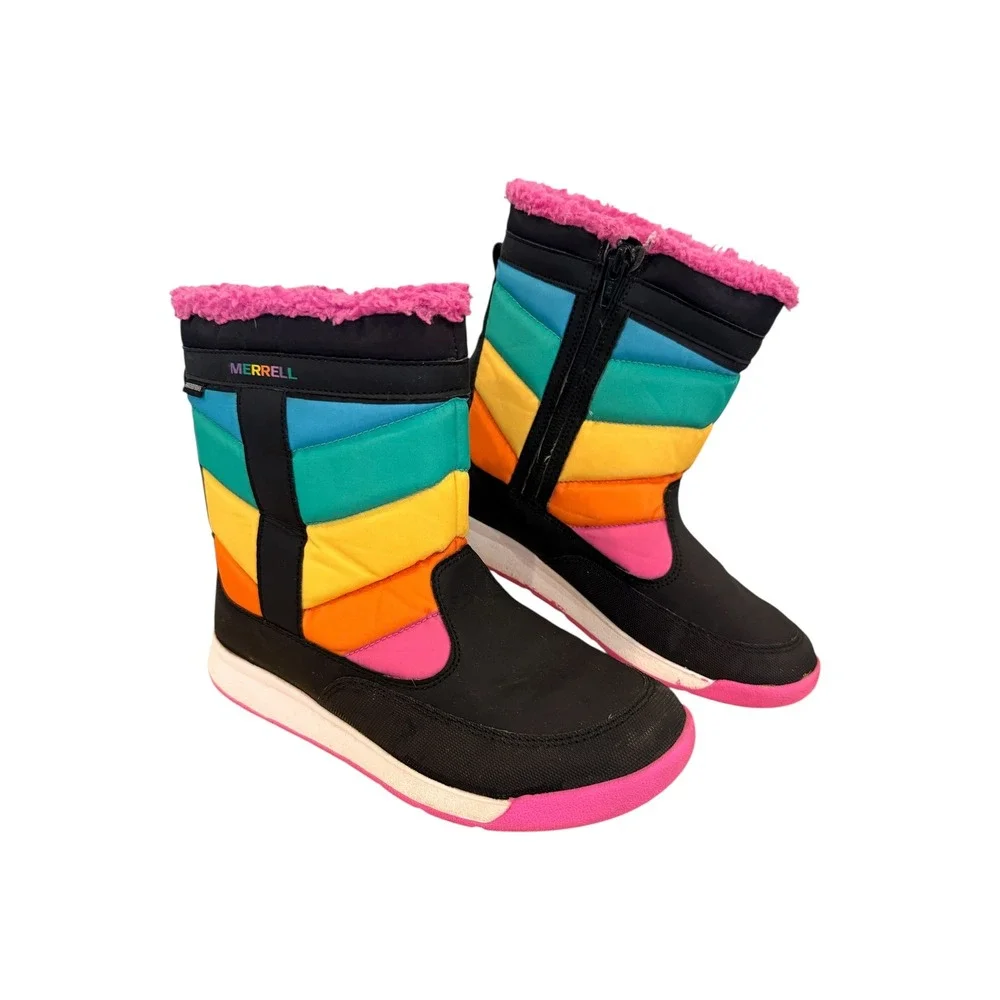 Merrell Kids Alpine Puffer Waterproof Snow Boot Multi Insulated -25F Rated 4